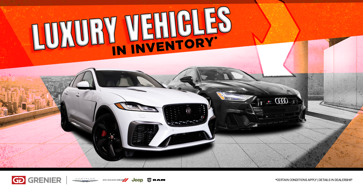 OUR LUXURY VEHICLES !