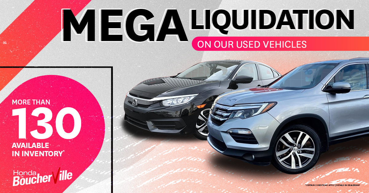 MEGA LIQUIDATION ON OUR USED VEHICLES !