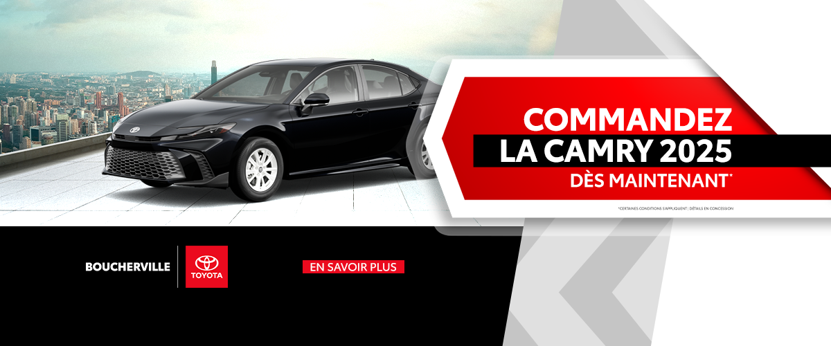 COMMANDEZ LA CAMRY 2025!
