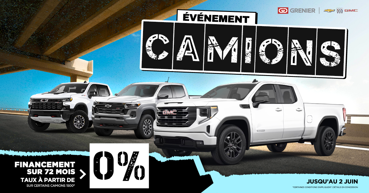 ÉVÉNEMENT CAMIONS!