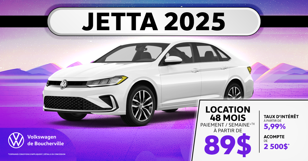 LA JETTA 2025 EN INVENTAIRE !