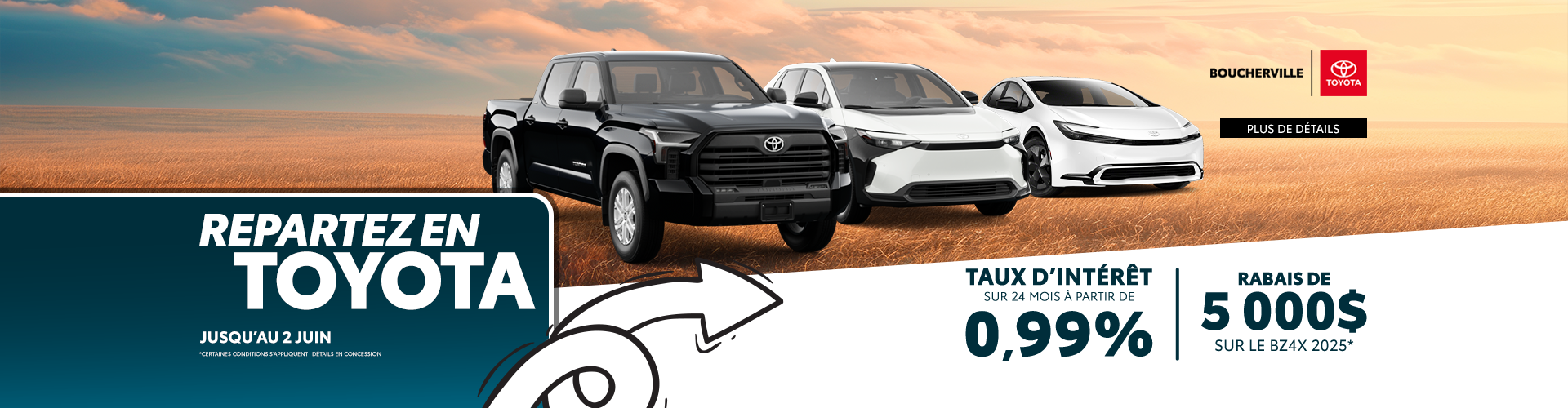 REPARTEZ EN TOYOTA !