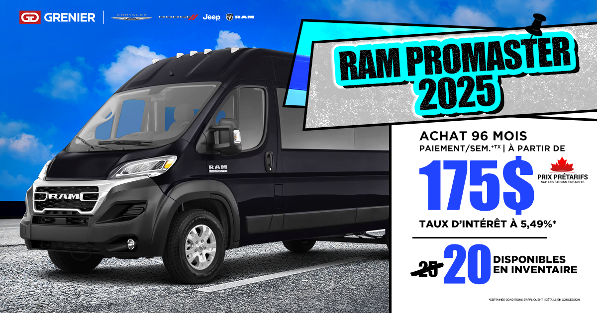 RAM PROMASTER 2025!