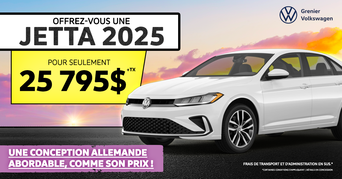 LA JETTA 2025 EN INVENTAIRE !