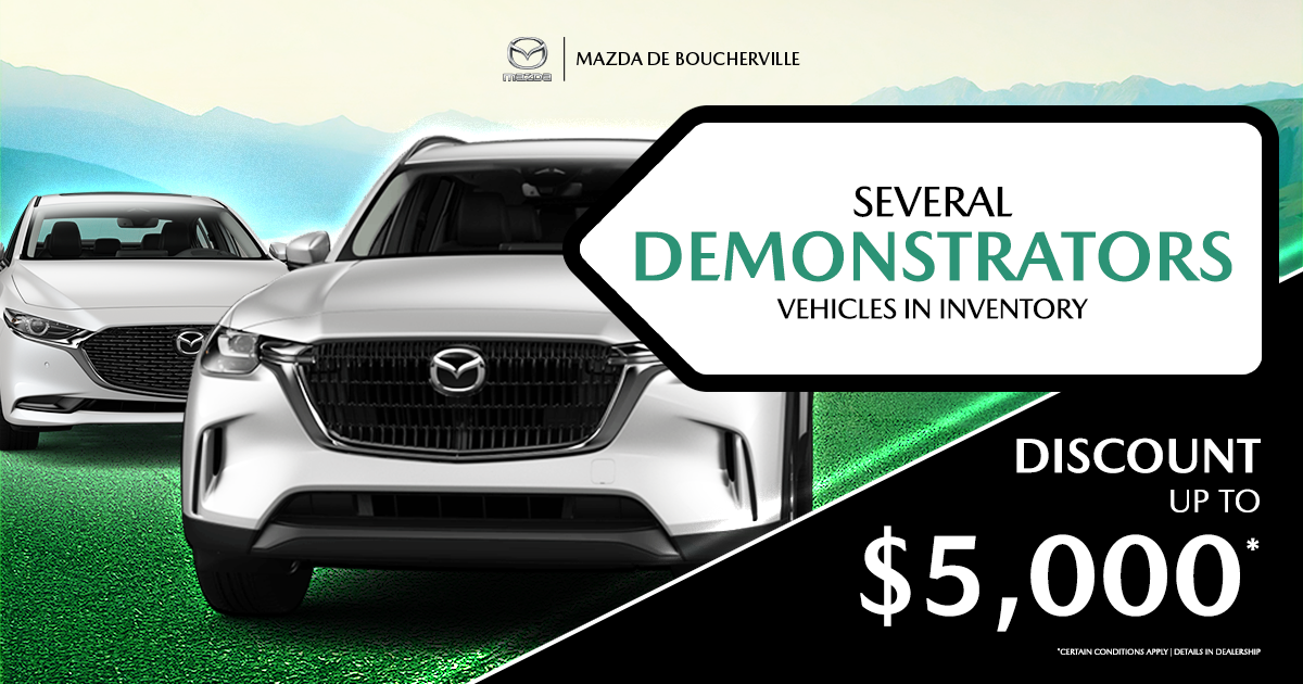 SEVERAL DEMONSTRATORS VEHICULES AVAILABLE !
