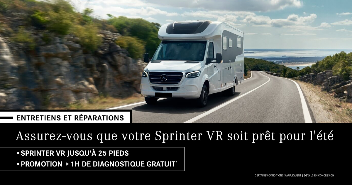 ENTRETIENS ET RÉPARATIONS DE VOTRE SPRINTER VR !
