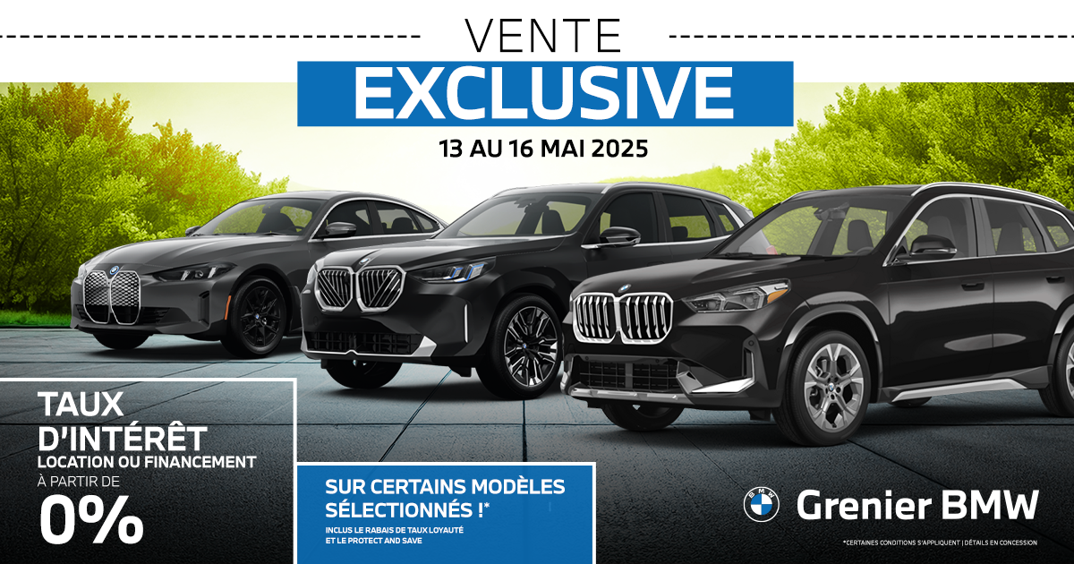 VENTE EXCLUSIVE !
