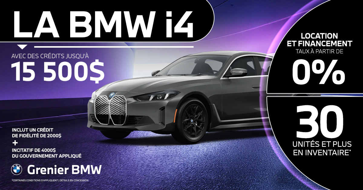 BMW I4 DISPONIBLE !