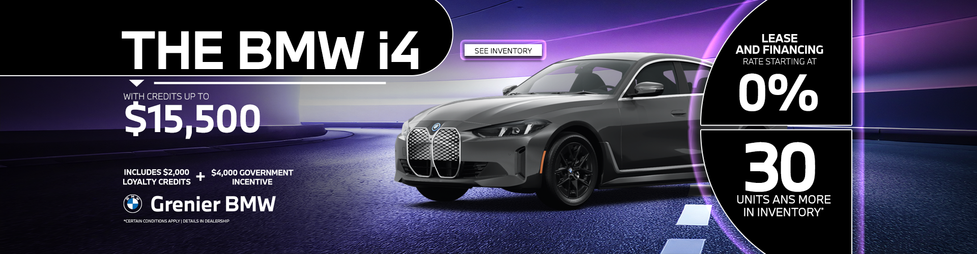 BMW I4 AVAIALBLE !