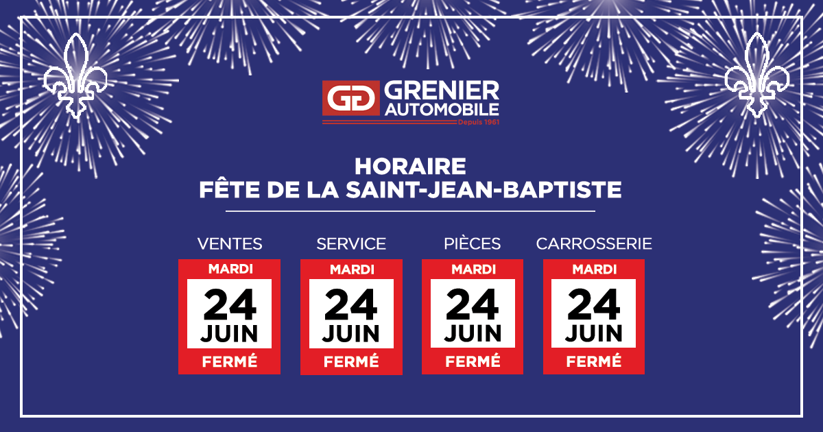 HORAIRE SAINT-JEAN-BAPTISTE