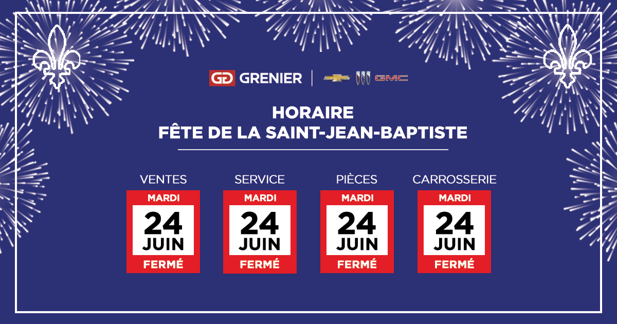 HORAIRE SAINT-JEAN-BAPTISTE