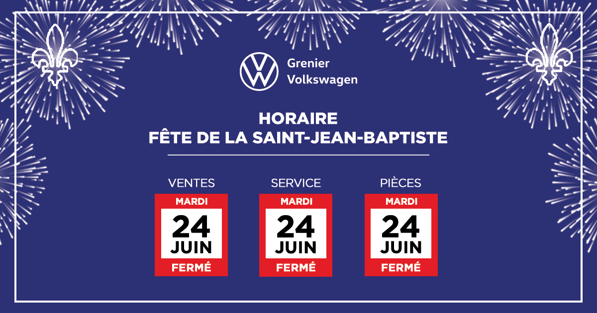 HORAIRE SAINT-JEAN-BAPTISTE