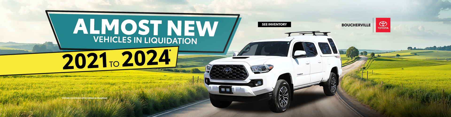 ALMOST NEW VEHICLES !