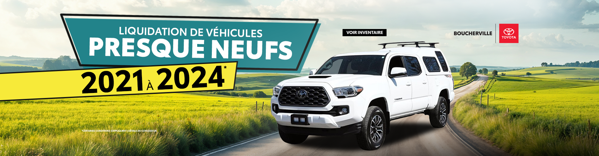 VÉHICULE PRESQUE NEUFS