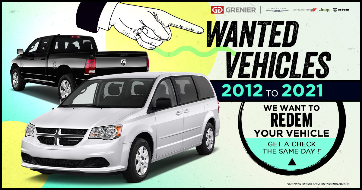 VEHICULES WANTED !