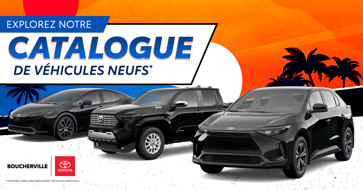 EXPLOREZ NOTRE CATALOGUE DE VÉHICULES NEUFS !