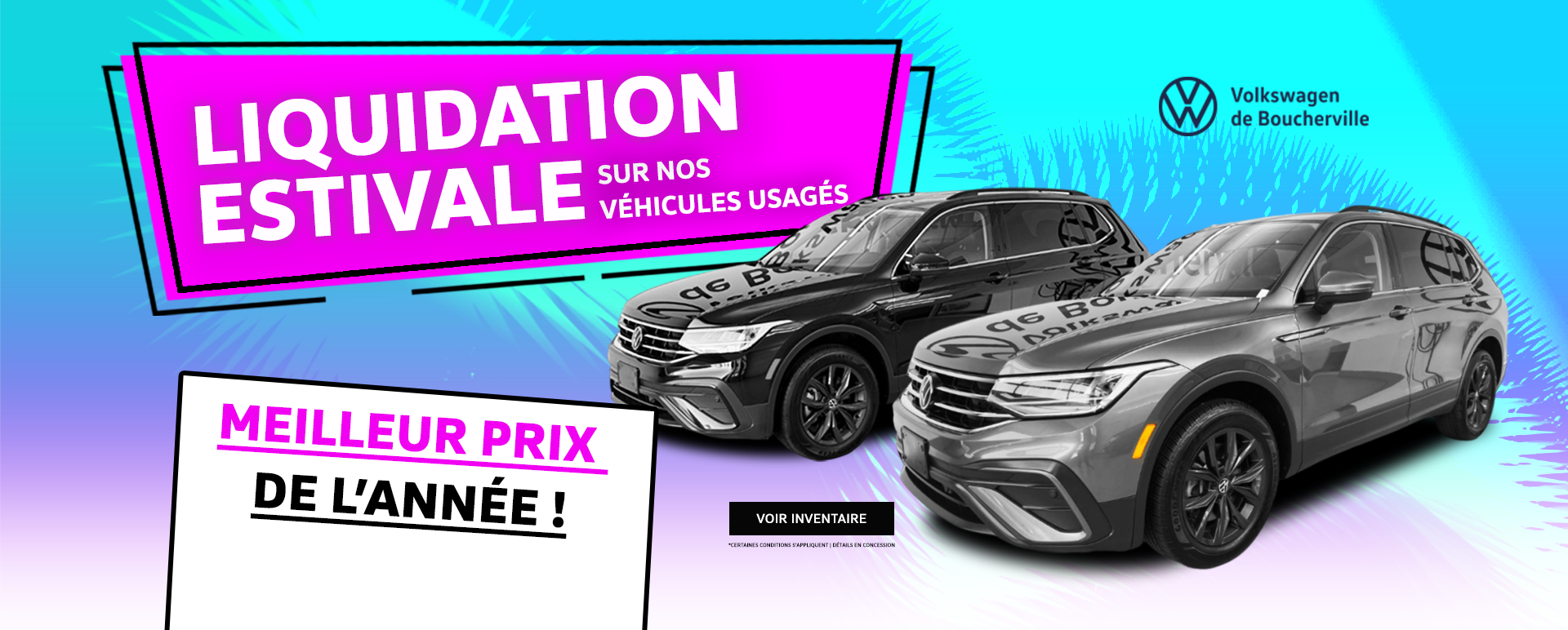 LIQUIDATION ESTIVALE !