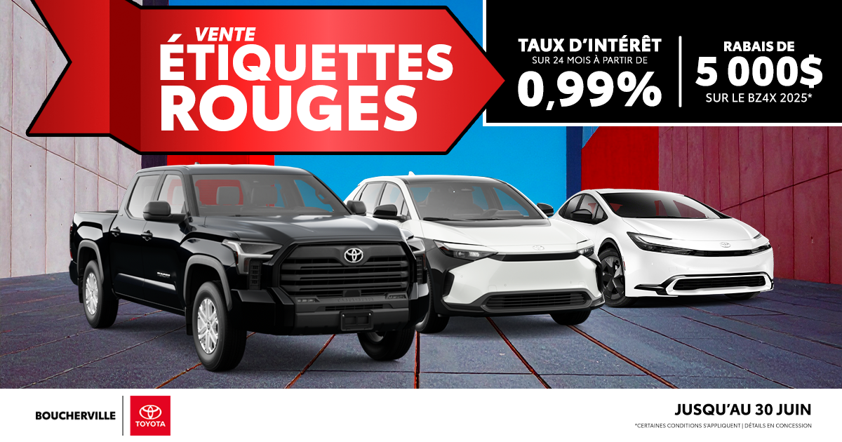VENTE ÉTIQUETTES ROUGE !
