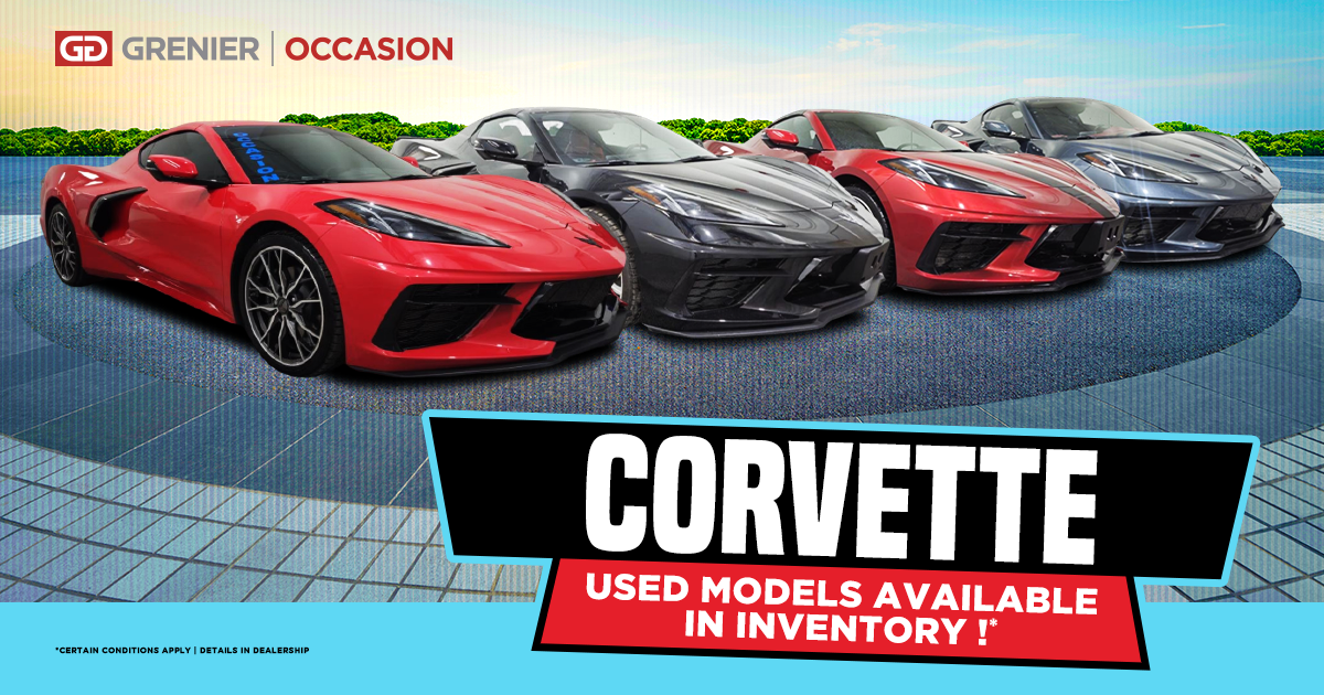 CORVETTE AVAILABLE !