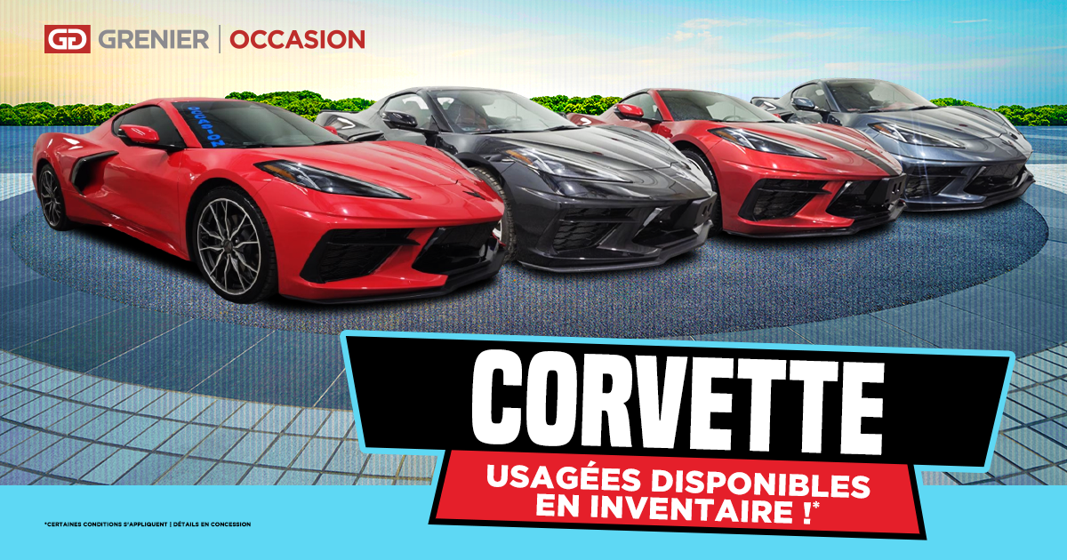 CORVETTES DISPONIBLES!