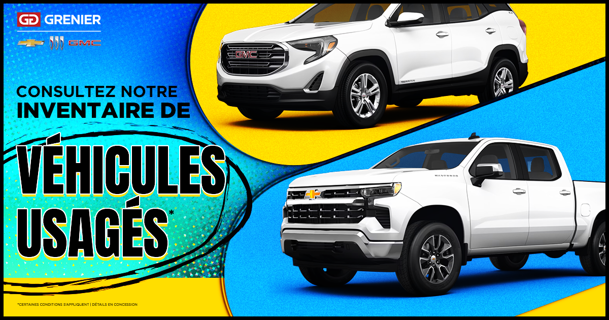 CONSULTEZ NOTRE INVENTAIRE USAGÉS !
