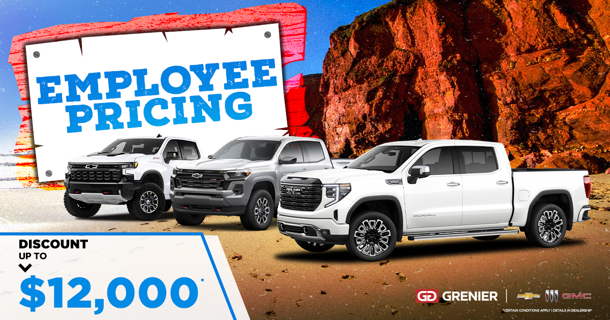 EMPLOYEE PRICE EVENT!