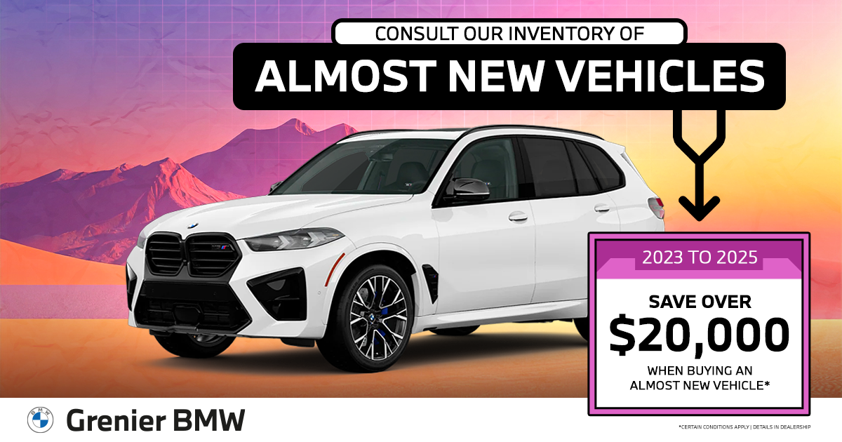 ALMOST NEW VEHICLES IN INVENTORY !