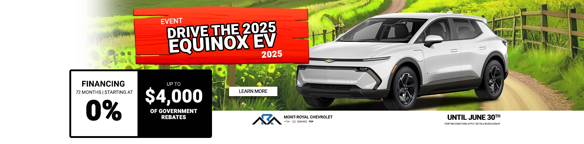 DRIVE THE 2025 EQUINOX EV EVENT