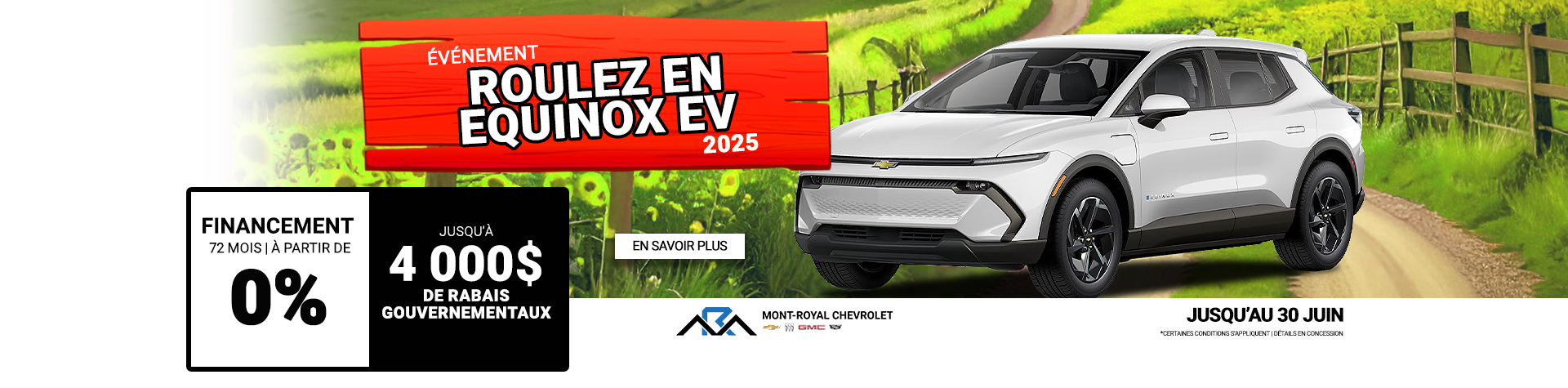 ÉVÉNEMENT ROULEZ EN EQUINOX EV 2025