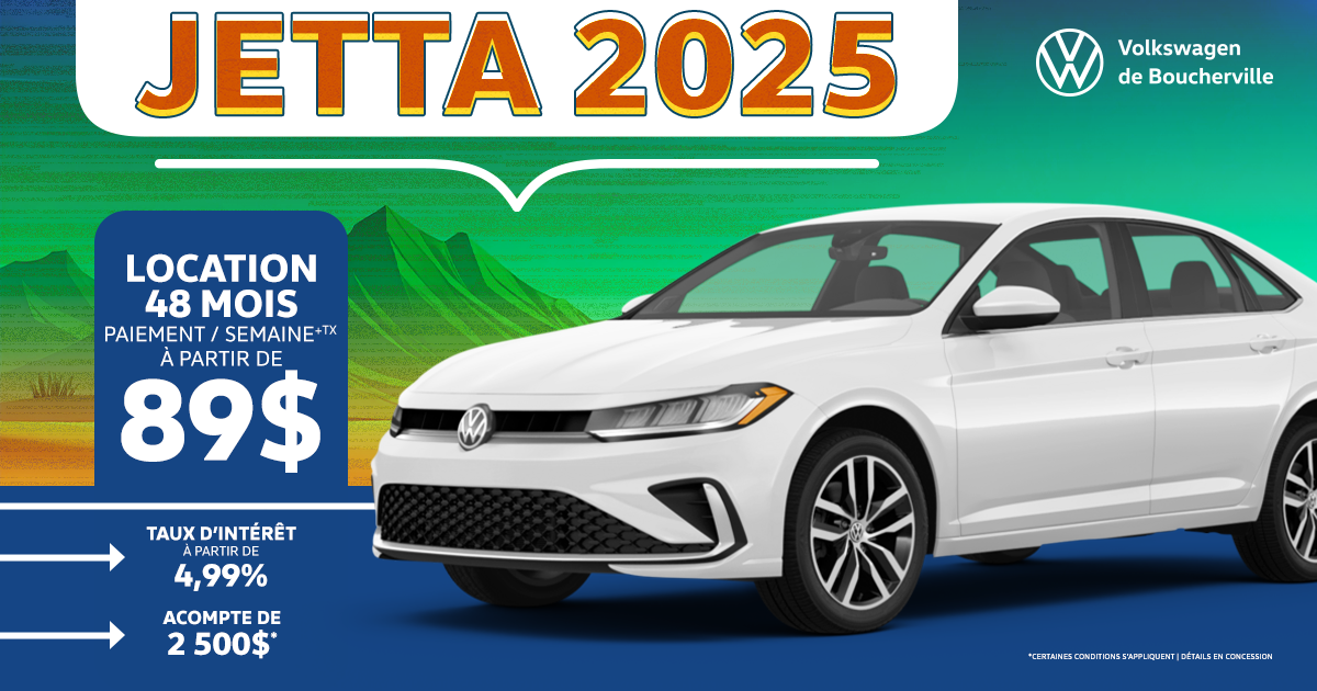 LA JETTA 2025 EN INVENTAIRE !