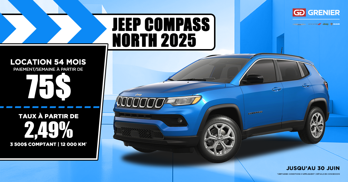 JEEP CHEROKEE COMPASS NORTH!