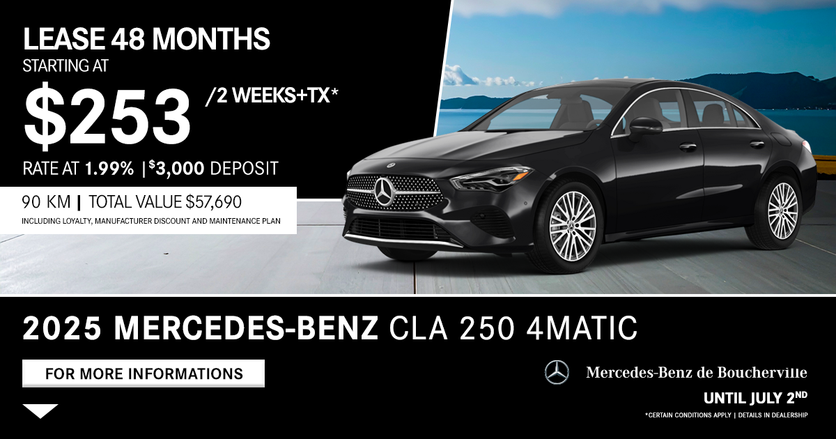 2025 CLA 250 4MATIC