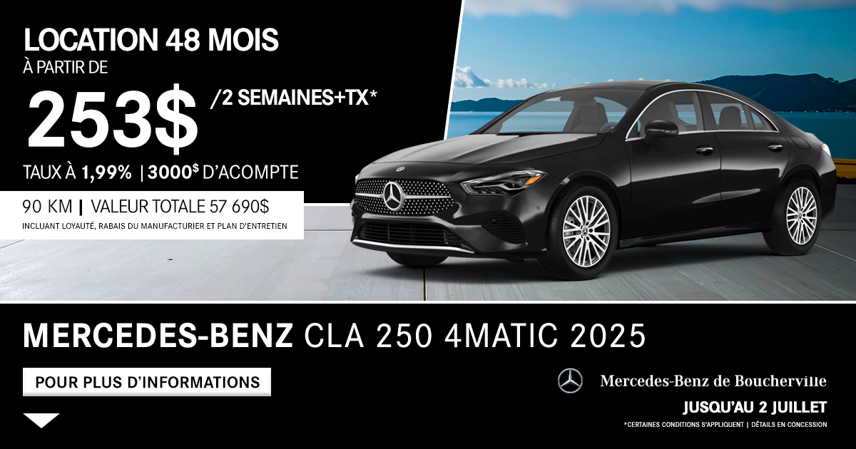 CLA 250 4MATIC 2025
