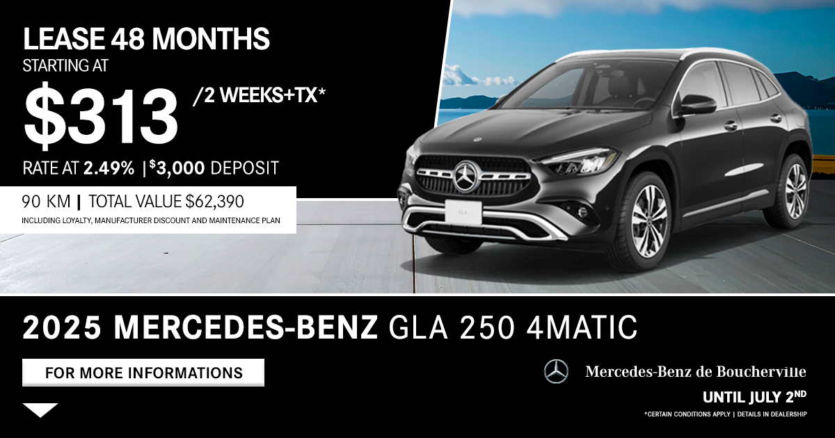 2025 GLA 250 4MATIC
