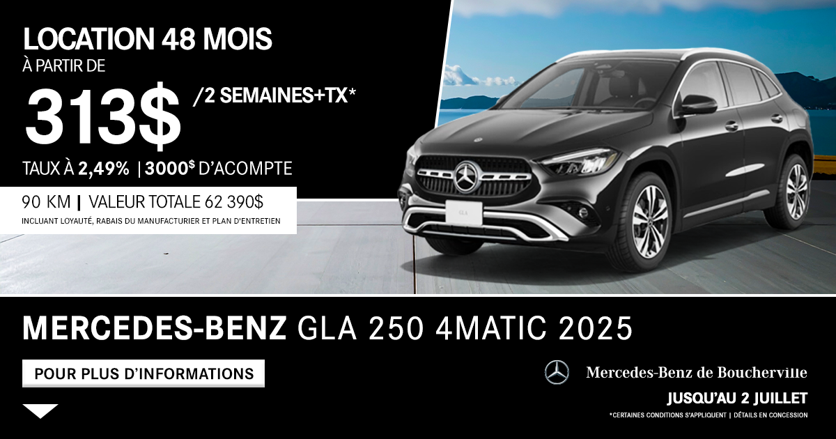 GLA 250 4MATIC 2025
