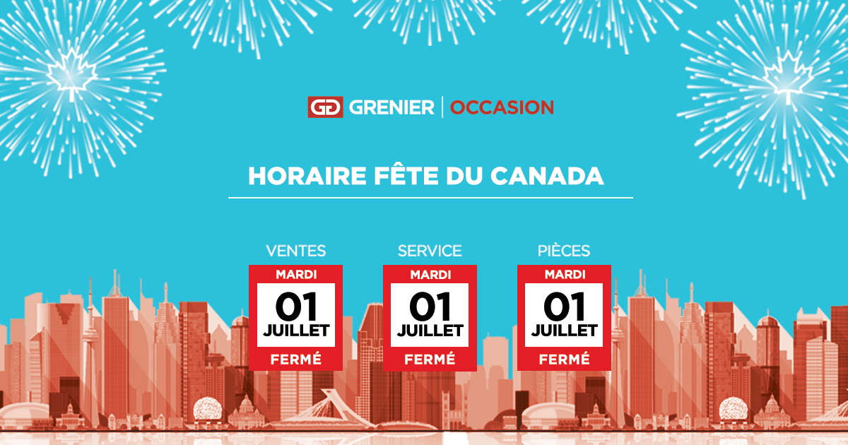 HORAIRE FÊTE DU CANADA
