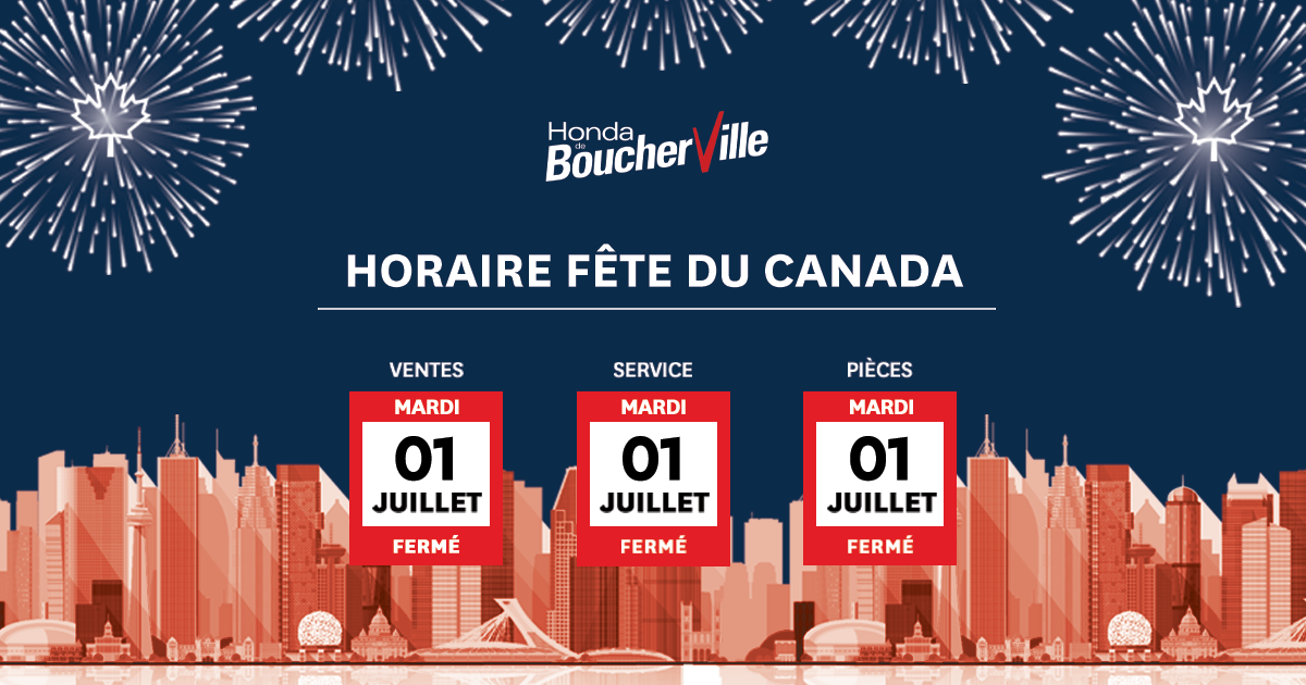 HORAIRE FÊTE DU CANADA
