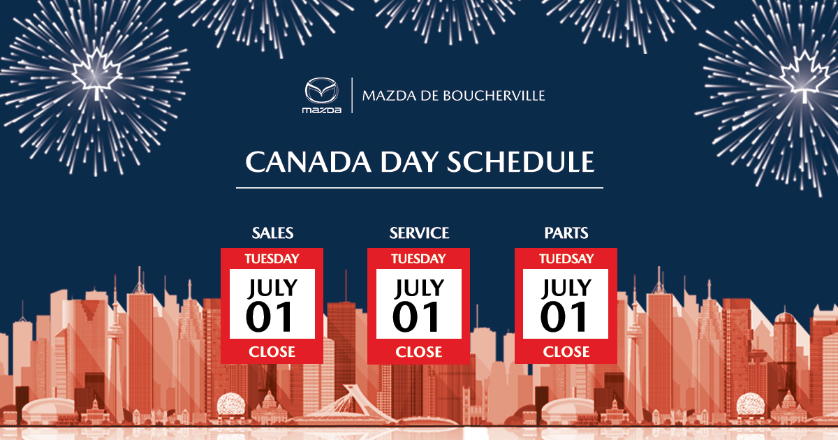 CANADA DAY SCHEDULE