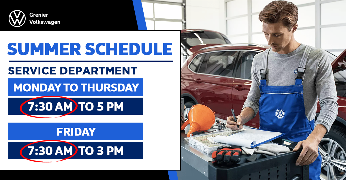NEW SCHEDULE !