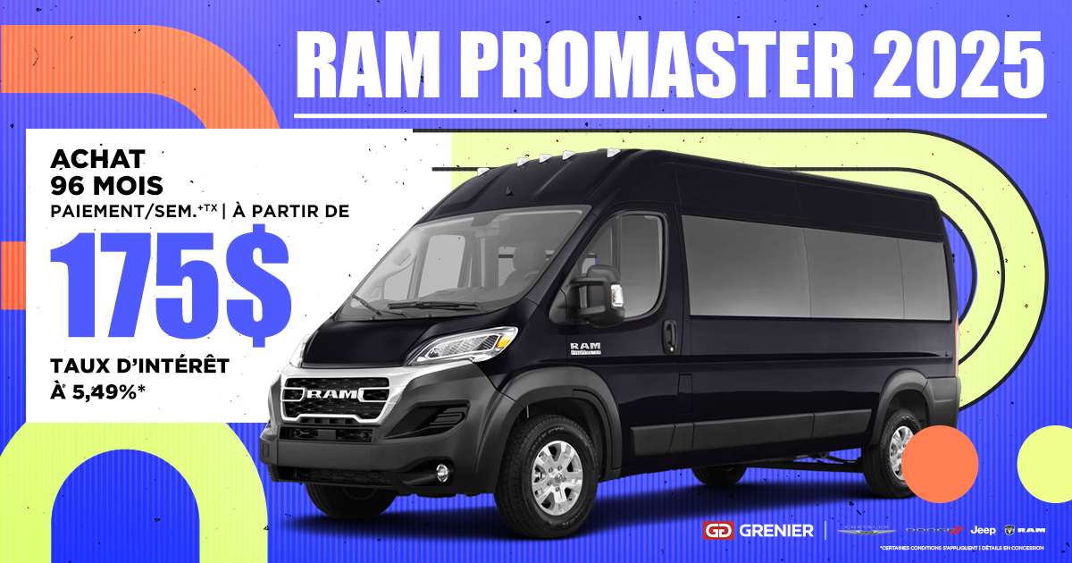 RAM PROMASTER 2025!