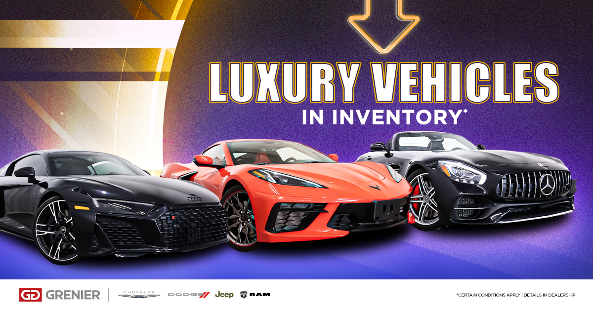 OUR LUXURY VEHICLES !