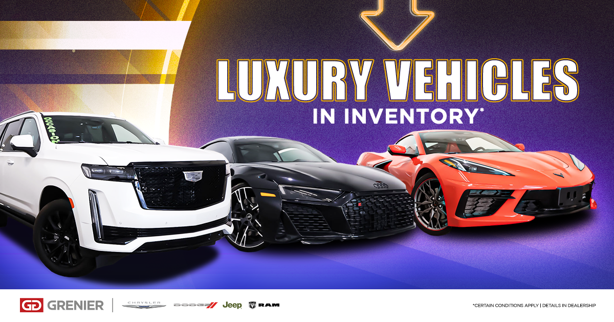 OUR LUXURY VEHICLES !