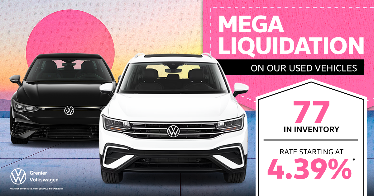 MEGA SALE ON OUR USED VEHICLES !