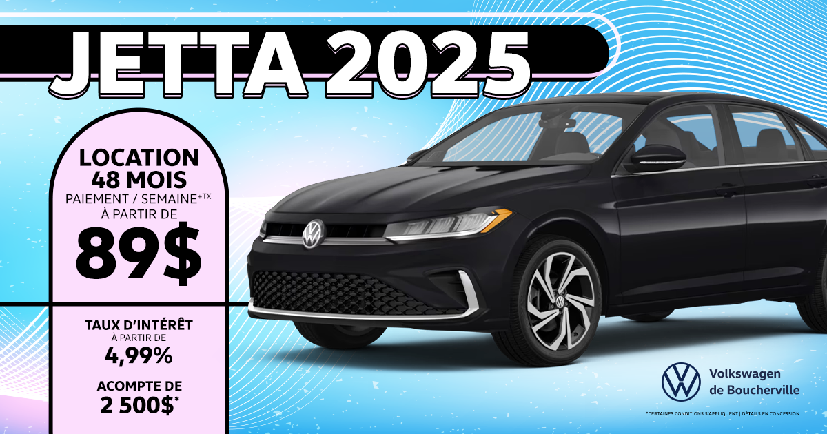 LA JETTA 2025 EN INVENTAIRE !
