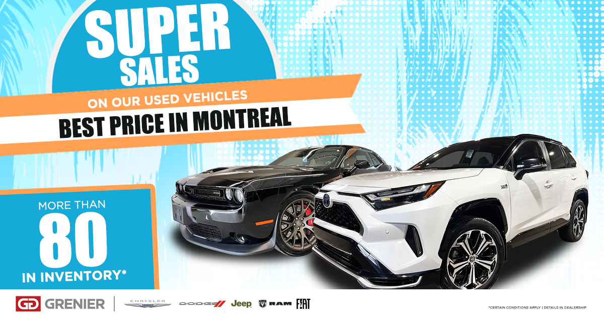 SUPER SALES ON OUR USED VEHICLES !