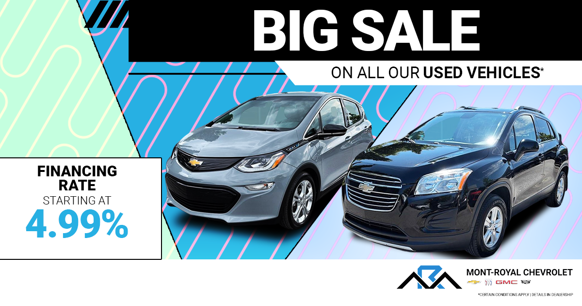 BIG SALE ON OUR USED VEHICULES !