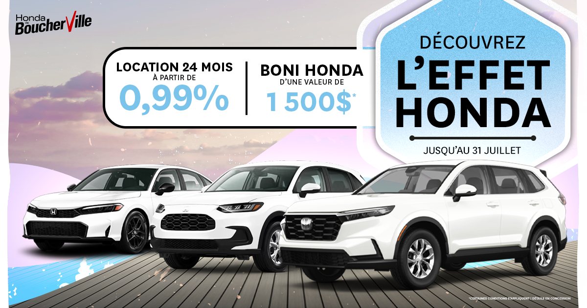 DÉCOUVREZ L'EFFET HONDA !