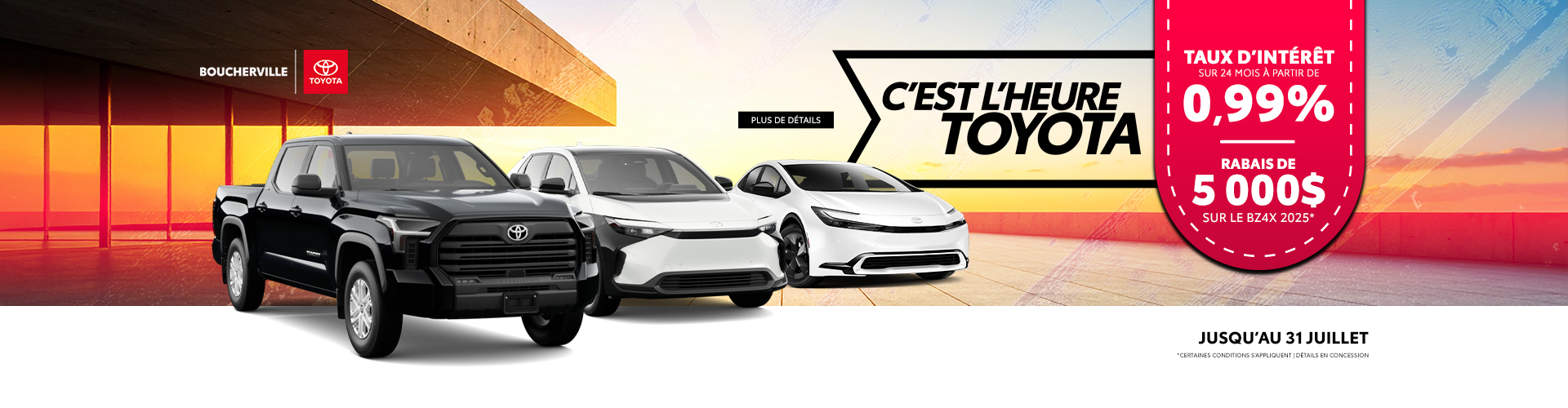 VENTE C'EST L'HEURE TOYOTA !