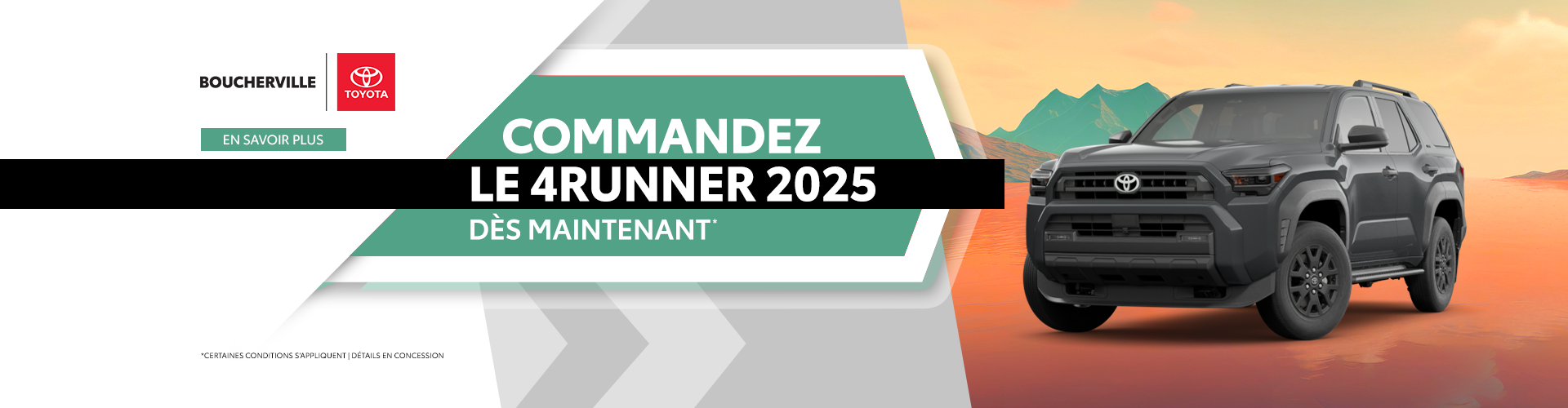 COMMANDEZ LE 4RUNNER 2025!