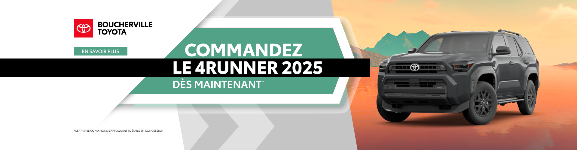 COMMANDEZ LE 4RUNNER 2025!